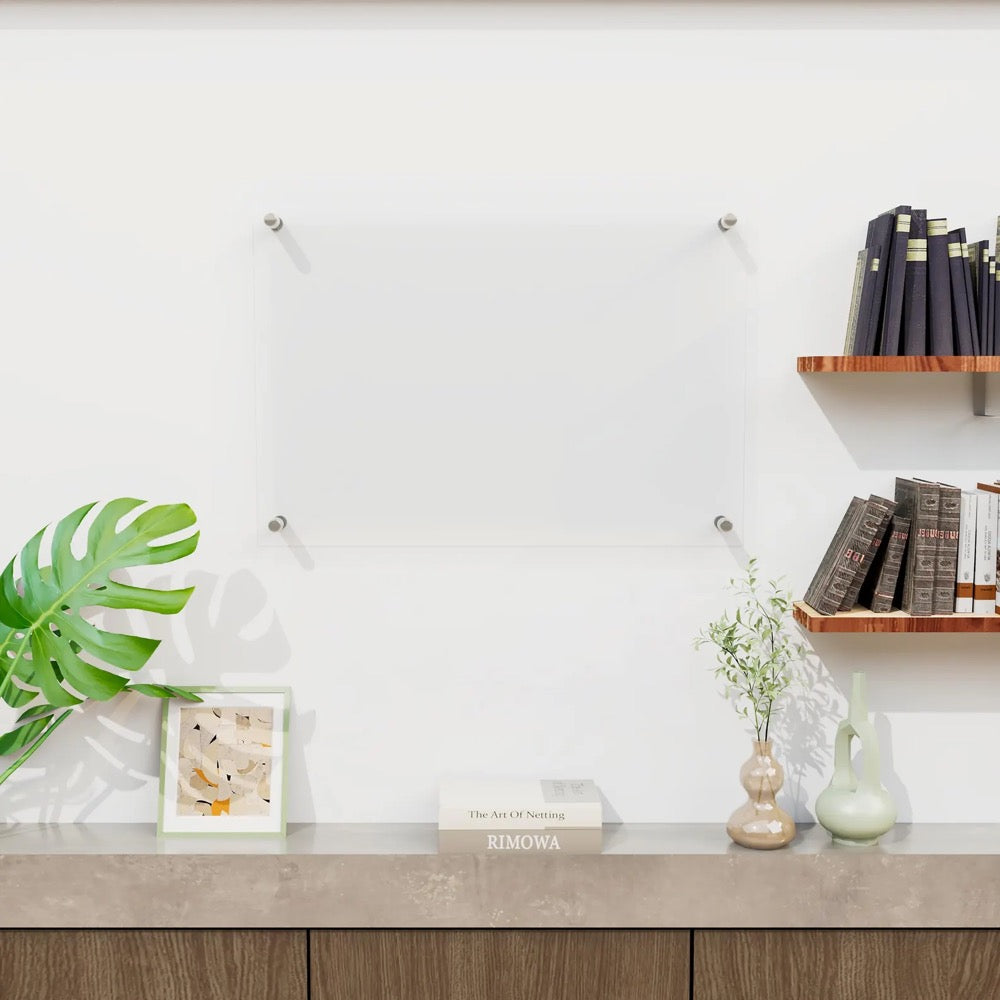 Blank Acrylic Dry Erase Board for Home-Office, Clear Large Wall Calendar, Clear Acrylic Plaque, Glass Whiteboard, Free Shipping
