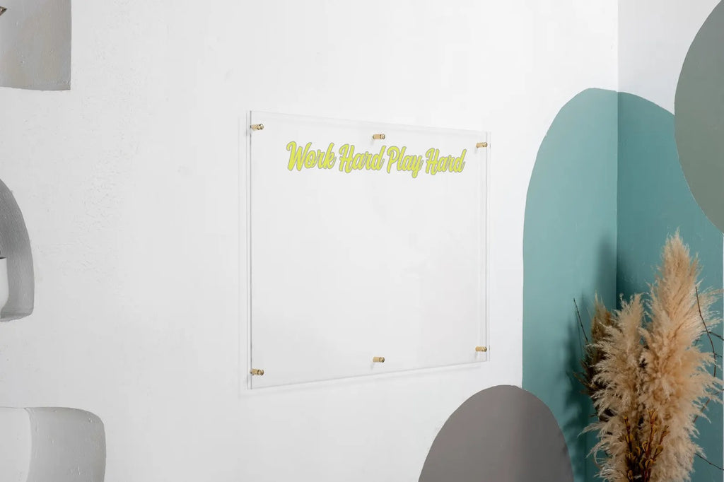 Custom Acrylic Dry Erase Board, Acrylic Wall Calendar, Personalized Family Planner, Clear Acrylic Whiteboard