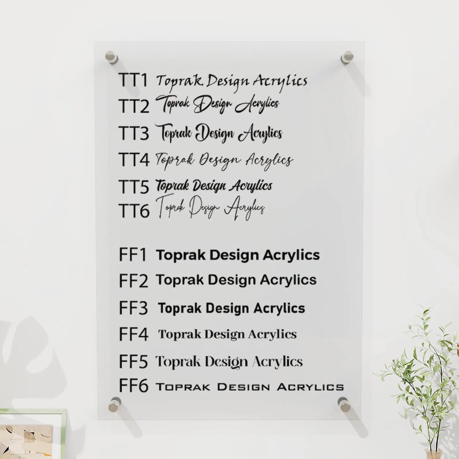 Custom Acrylic Dry Erase Board, Acrylic Wall Calendar, Personalized Family Planner, Clear Acrylic Whiteboard
