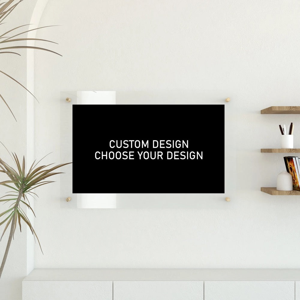 Personalized Acrylic Design Calendar for Home-Office, Acrylic Chalkboard, Custom Glass Blackboard for Home Wall