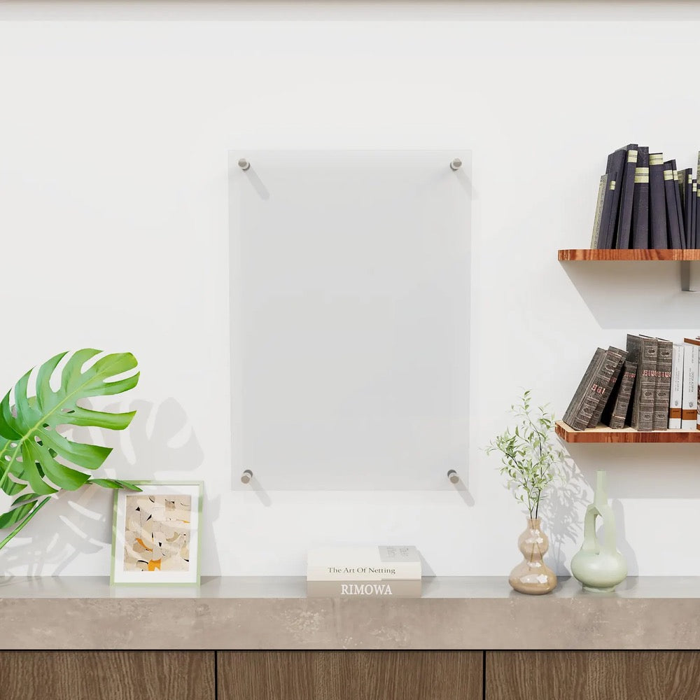 Blank Acrylic Dry Erase Board for Home, Blank To Do List, Acrylic Clear Plaque, Office Decor, Office Wall Decor